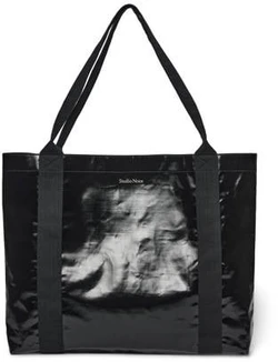 Studio Noos luiertas Coated Mom Bag zwart Effen | Luiertas van Studio Noos